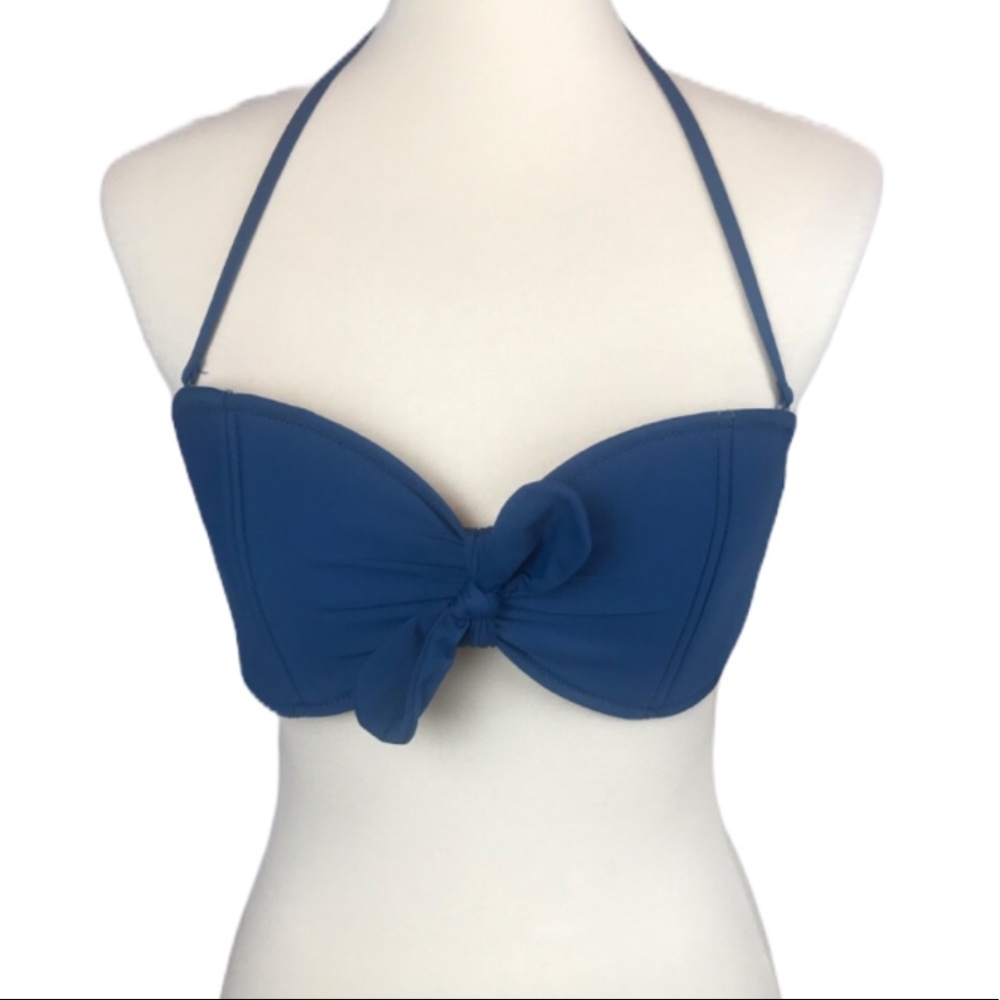 J. Crew Bandeau Bow Bikini Top